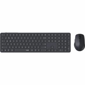 Tastatur og mus Rapoo 9810M Gr� AZERTY
