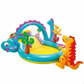 Oppustelig Pool til B�rn Intex   Dinosaurer Legeplads 302 x 112 x 229 cm 280 L