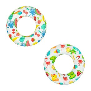 Oppustelig flyder Bestway Multifarvet 53 x 53 x 12 cm