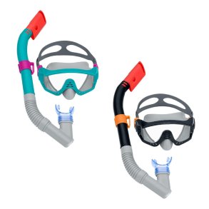 Snorkel beskyttelsesbriller og rr Bestway Bl Sort Voksen (1 enheder)
