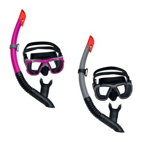 Snorkel beskyttelsesbriller og rr Bestway Gr Pink Voksen (1 enheder)