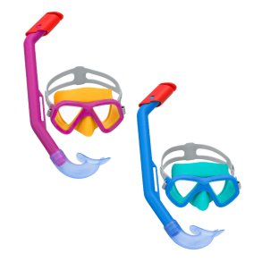 Snorkel beskyttelsesbriller og rr til brn Bestway Bl Fuchsia (1 enheder)