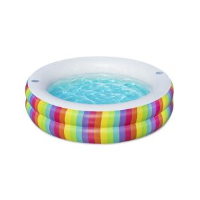 Oppustelig Pool til Brn Bestway Regnbue 206 x 206 x 51 cm
