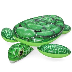 Bestway Oppustelig Skildpadde med Hndtag 150x145 cm +3 r Strand og Pool 41524