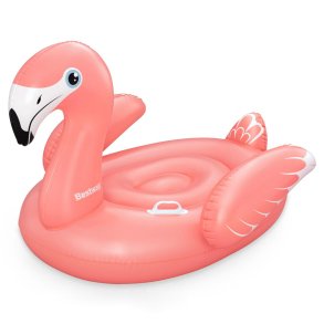 Bestway Oppustelig Flamingo med Hndtag 138x107 cm +3 r Strand og Pool 41525