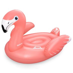Bestway Oppustelig Flamingo med Hndtag 168x120 cm +3 r Strand og Pool 41526