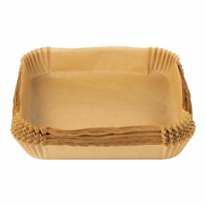 Papir til luftfrituregryde Masterpro bgmp-7606 26 x 26 x 4,5 cm (100 enheder)
