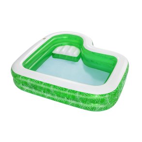 Oppustelig Pool til Brn Bestway Grn Multifarvet 231 x 231 x 51 cm