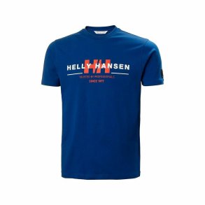 Kort�rmet T-shirt til M�nd NORD GRAPHIC Helly Hansen 53763 607  Bl� Pink