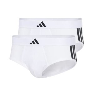 Slips Adidas Slip Low Rise 3 Stripes Active Flex Hvid 2 enheder
