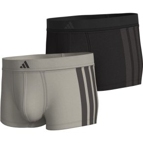 Boxershorts til m�nd Adidas Low Rise 3 Stripes 2P Active Flex Gr� 2 Dele