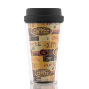 Glas med l�g Plastik 300 ml