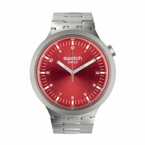 Unisex ur Swatch SB07S104G Sort S�lvfarvet