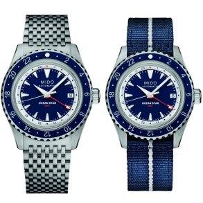 Herreur Mido OCEAN STAR GMT SPECIAL EDITION Slvfarvet