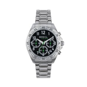 Herreur Breil EW0712 Sort Slvfarvet ( 37 mm)