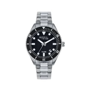 Herreur Breil EW0716 Sort Slvfarvet ( 39 mm)
