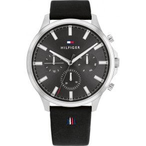 Herreur Tommy Hilfiger S�lvfarvet (� 44 mm)