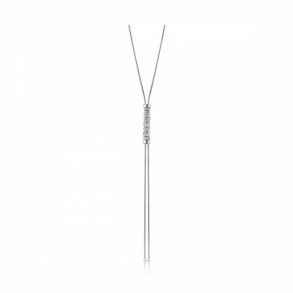 Halsk�de til kvinder Guess UBN28050 S�lvfarvet