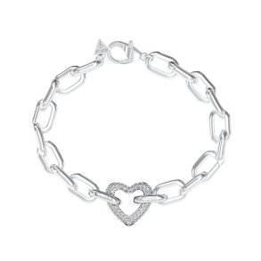 Armbnd til kvinder Guess JUBB05016JWRHS Slvfarvet