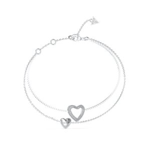 Armbnd til kvinder Guess JUBB05027JWRHS Slvfarvet
