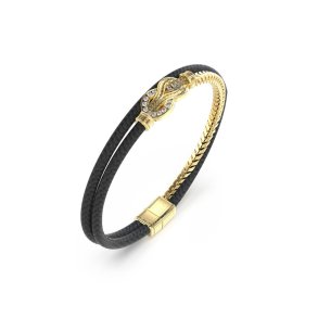 Armbnd til kvinder Guess JUMB05029JWYGBKS Sort