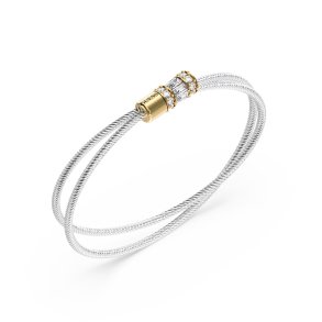 Armb�nd til kvinder Guess JUBB05395JWYGRHS S�lvfarvet