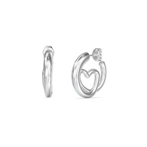 �reringe til kvinder Guess JUBE05529JWRHT-U S�lvfarvet