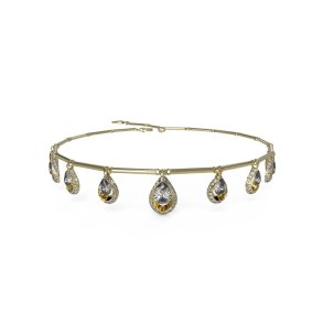 Halskde til kvinder Guess JUBN03381JWYGT-U Gylden