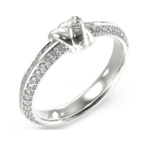 Ring til kvinder Guess JUBR04057JWRH56 Slvfarvet 16