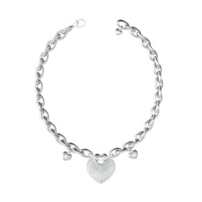 Halskde til kvinder Guess JUBN05205JWRHT-U Slvfarvet