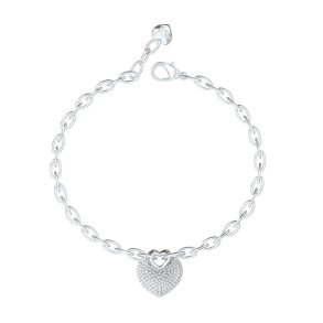 Armbnd til kvinder Guess JUBB05214JWRHS Slvfarvet