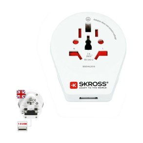 Adapter Skross 1500267 Storbritannien International 1 x USB