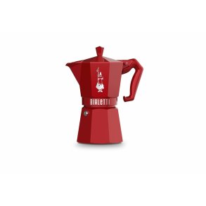Italiensk Kaffekande Bialetti MOKA EXCLUSIVE Rd Aluminium 6 Kopper