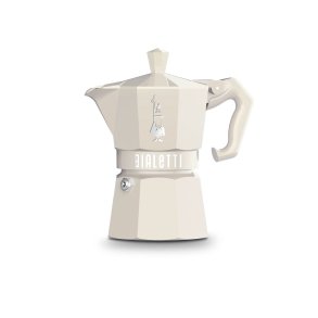 Italiensk Kaffekande Bialetti MOKA EXCLUSIVE CREAM 3T Fldefarvet Aluminium 3 Skodelice