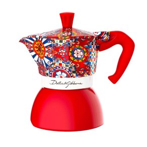 Italiensk Kaffekande Bialetti D&G RED 4T Rd Rustfrit stl 4 Skodelice
