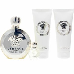 Parfume st til kvinder Versace EROS POUR FEMME 3 Dele
