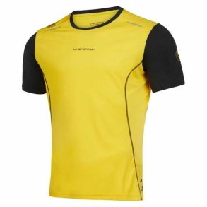 Kortrmet T-shirt til Mnd La Sportiva Tracer Gul Sort