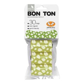 Hygiejneposer United Pets Bon Ton Regular Hund Grn (3 x 10 uds)