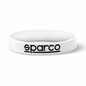 Armbnd til mnd Sparco S099093BI10 Silikone 9 cm Hvid (Onesize) (10 enheder)