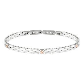 Armbnd til mnd Morellato CERAMIC Rustfrit stl Slv