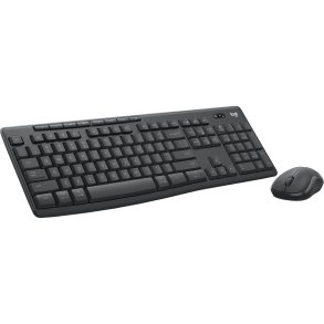 Tastatur og mus Logitech MK370 Gr� Grafit Spansk qwerty