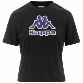 Kortrmet T-shirt til Kvinder Kappa Fabra Sort