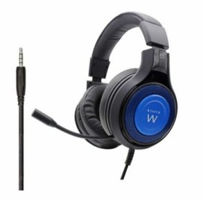 Gaming headset med mikrofon Ewent PL3322 Sort/Bl