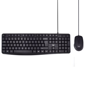 Tastatur Ewent EW3007 Sort Spansk qwerty