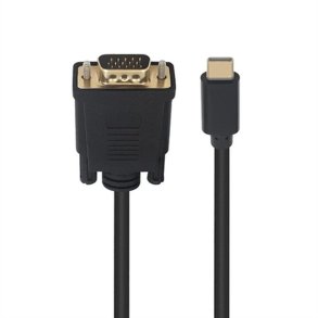 USB-C til VGA-adapter Ewent EC1052 Sort 1,8 m