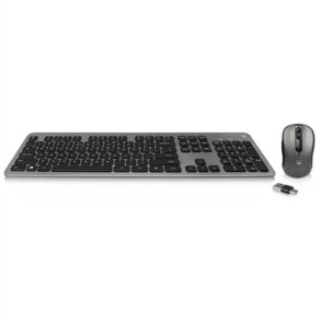 Tastatur Ewent EW3272 Sort Spansk qwerty QWERTY