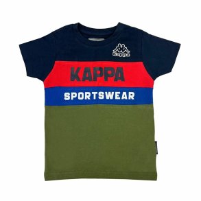 Brne Kortrmet T-shirt Kappa 8056M00058 Marinebl