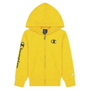 Sportsjakke til brn Champion Full Zip Logo Gul