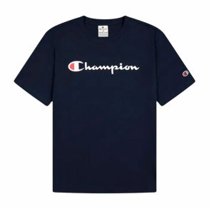 Kortrmet T-shirt til Mnd Champion Champion Crewneck Marinebl