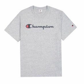 Kortrmet T-shirt til Mnd Champion Crewneck Lysegr